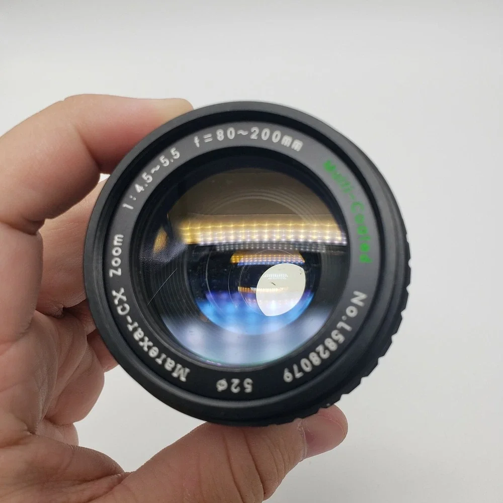 Marexar CX 1:4.5 f=80-200mm MultiCoated Camera Lens for Minolta W/ Original Case